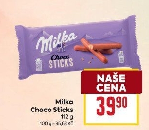 Tyčinky čokoládové Choco Sticks Milka