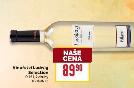 Vína Selection Vinařství Ludwig