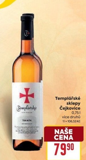 Vína Templářské sklepy Čejkovice
