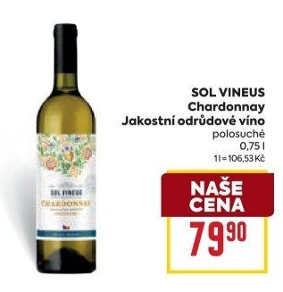 Víno Chardonnay Sol Vineus