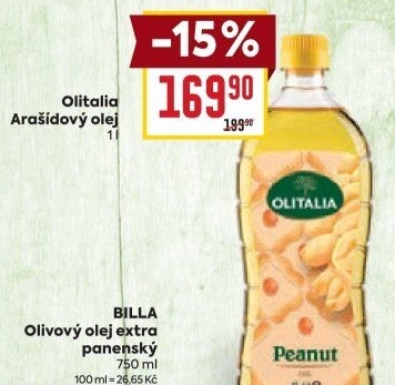 Olej arašídový Olitalia
