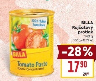 Rajčatový protlak Billa