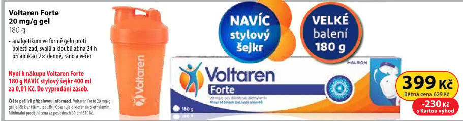 Gel proti bolesti Voltaren Forte