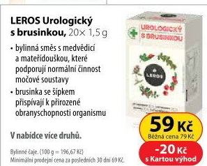 LEROS Cesty močové, 20 sáčků