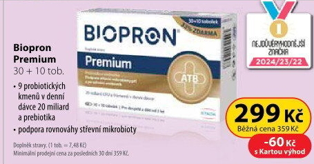 Probiotika Biopron 9 Premium Walmark