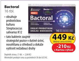 Probiotika orální Bactoral