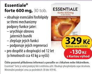 Tablety na onemocnění jater Essentiale Forte