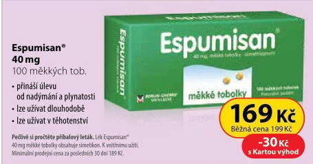 Tobolky proti nadýmání a plynatosti Espumisan