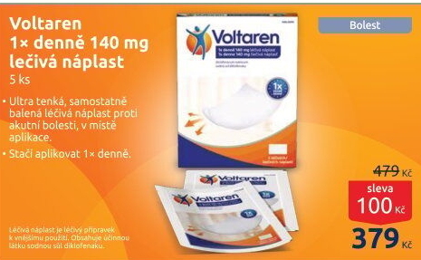 Náplasti léčivé Voltaren