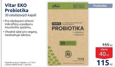 Probiotika forte Eko Vitar