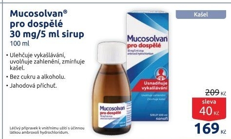 Sirup proti kašli Mucosolvan