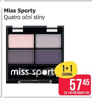 Oční stíny Quatro Miss Sporty