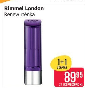 Rtěnka Moisture Renew Rimmel