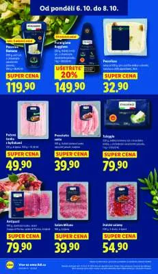 akční leták Lidl 6.10.2025-8.10.2025