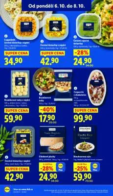 akční leták Lidl 6.10.2025-8.10.2025
