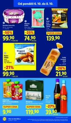 akční leták Lidl 6.10.2025-8.10.2025