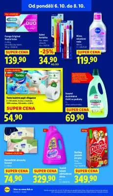 akční leták Lidl 6.10.2025-8.10.2025