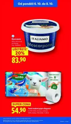 akční leták Lidl 6.10.2025-8.10.2025