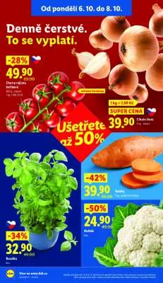 akční leták Lidl 6.10.2025-8.10.2025