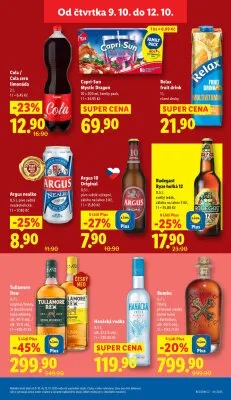 akční leták Lidl 9.10.2025-12.10.2025