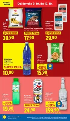 akční leták Lidl 9.10.2025-12.10.2025