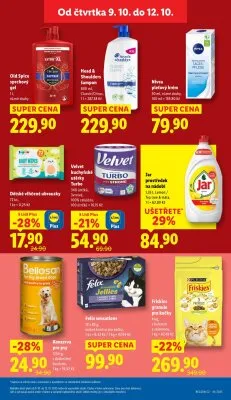 akční leták Lidl 9.10.2025-12.10.2025
