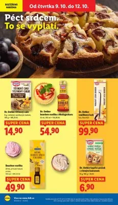 akční leták Lidl 9.10.2025-12.10.2025