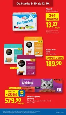 akční leták Lidl 9.10.2025-12.10.2025