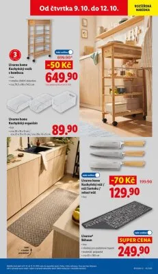 akční leták Lidl 9.10.2025-12.10.2025