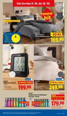 akční leták Lidl 9.10.2025-12.10.2025