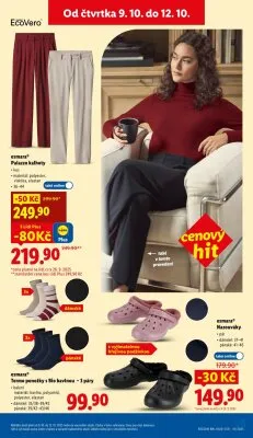 akční leták Lidl 9.10.2025-12.10.2025