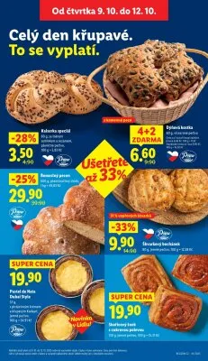 akční leták Lidl 9.10.2025-12.10.2025