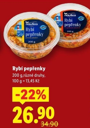 Rybí pepřenky Nautica
