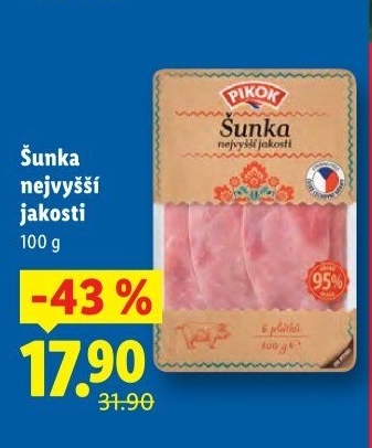 Šunka nejvyšší jakosti Pikok