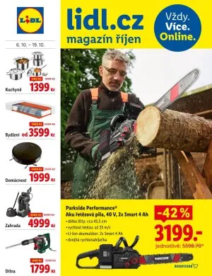 akční leták Lidl 6.10.2025-19.10.2025