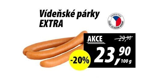 Párky vídeňské extra