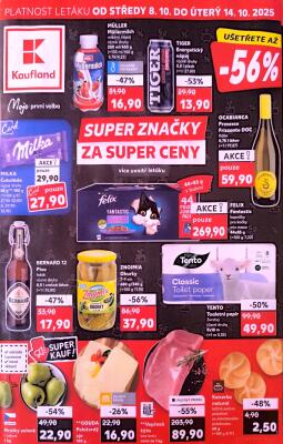 akční leták Kaufland 8.10.2025-14.10.2025