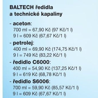 Baltech ředidla