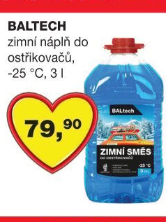 Baltech zimní náplň