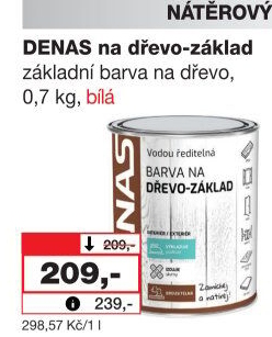 Barva nadřevo základní Denas