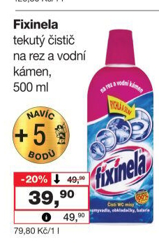 Čistič na rez a vodní kámen Fixinela