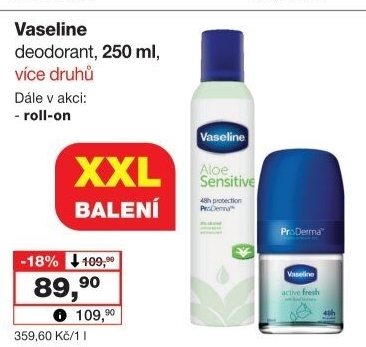 Deodorant sprej Vaseline