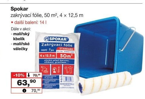 Fólie zakrývací Spokar