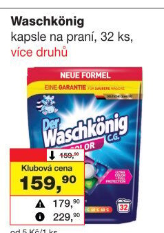 Kapsle na praní Waschkönig
