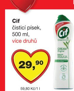 Krémový čistič Cif Cream