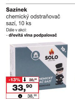Odstraňovač sazí Sazínek Solo