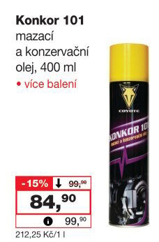 Olej konzervační Konkor Coyote