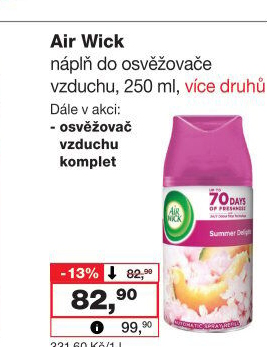 Osvěžovač vzduchu Freshmatic Air Wick - náplň