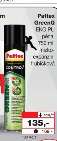 Pěna PU GreenQ Pattex