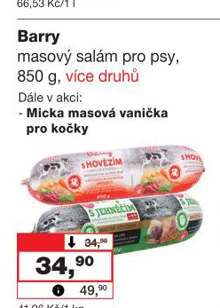 Salám pro psy Barry Chejn